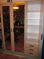 Grote kledingkast met lades, roede en full body spiegel, Huis en Inrichting, Kasten | Kledingkasten, Ophalen, 200 cm of meer, 150 tot 200 cm