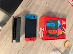 Nintendo oled switch rood blauw, Ophalen of Verzenden, Zo goed als nieuw, Overige genres