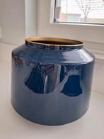 Pip vaas metaal donkerblauw, Huis en Inrichting, Woonaccessoires | Vazen, Ophalen, Overige materialen, Blauw, Zo goed als nieuw