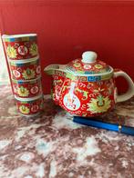 Ouderwets Chinees porseleinen theeset, Ophalen