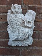 Uilen wanddecoratie betonnen beeld tuinbeeld beton, Ophalen of Verzenden, Nieuw