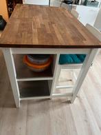 Keukeneiland met 2 Barkrukken - 125x80x90, Huis en Inrichting, Ophalen, Gebruikt
