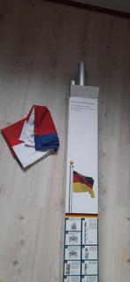 Vlaggenmast aluminium 6,2m met vlag, Ophalen, Zo goed als nieuw