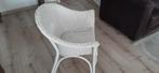 Stoel wit, Huis en Inrichting, Stoelen, Ophalen, Riet of Rotan, Gebruikt, Wit