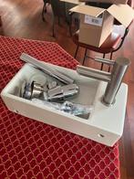 Wasbakje voor toilet gebroken wit., Ophalen of Verzenden, Nieuw, Rvs, Toilet