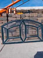 Oude boerderij raam met glas-in-lood, Doe-het-zelf en Verbouw, Glas en Ramen, Ophalen, Minder dan 80 cm, Gevelraam of Ruit, Minder dan 80 cm