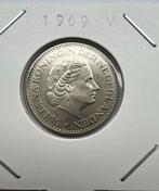 Nederland. Juliana. 1 Gulden 1969 vis - Sch. 1122-14, Postzegels en Munten, Munten | Nederland, Ophalen of Verzenden, Koningin Juliana