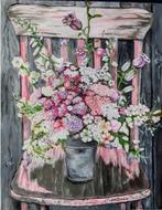 3 Luik Bloem, Antiek en Kunst, Ophalen of Verzenden