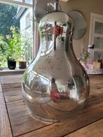 Hanglamp, gerookt glas, Huis en Inrichting, Lampen | Tafellampen, Ophalen, Gebruikt, Glas, Minder dan 50 cm