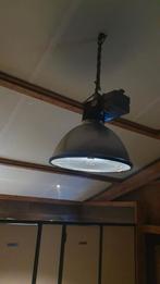 Industriële Hanglamp, Gebruikt, Ophalen of Verzenden, Metaal, Minder dan 50 cm