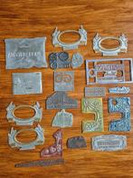 20 Drukplaten / afbeeldingen en tekst, Antiek en Kunst, Ophalen of Verzenden