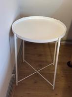 Eén GLADOM bijzettafeltje van IKEA, Huis en Inrichting, Tafels | Bijzettafels, Minder dan 55 cm, Gebruikt, Metaal of Aluminium
