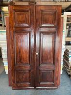 Diverse antieke voordeuren /  buitendeur, enkele en dubbele., Ophalen, Gebruikt, 80 tot 100 cm, Glas