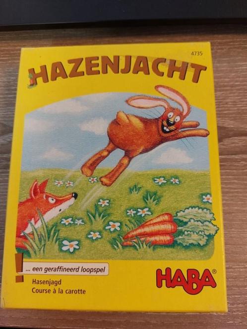 Haba Hazenjacht,, Hobby en Vrije tijd, Gezelschapsspellen | Overige, Nieuw, Een of twee spelers, Drie of vier spelers, Ophalen of Verzenden