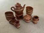 Workumer aardewerk servies, ringeloor, 15-delig, Antiek en Kunst, Ophalen of Verzenden