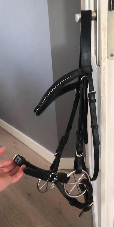 Hoofdstel maat full LG Zaum bitloos, Dieren en Toebehoren, Paarden en Pony's | Hoofdstellen en Tuigage, Zo goed als nieuw, Dressuur