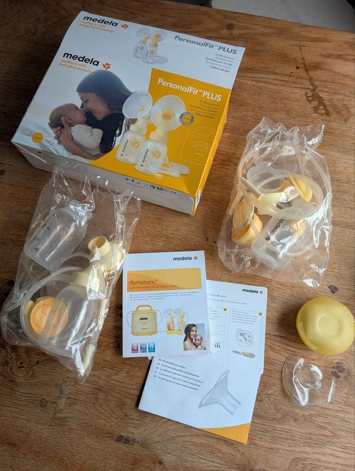 Medela personalfit plus dubbele pomp borstvoeding, Kinderen en Baby's, Babyvoeding en Toebehoren, Zo goed als nieuw, Borstkolf