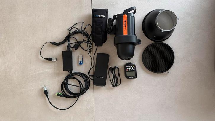 Phottix Indra360 TTL Nikon Flitser + Trigger & Tas, Audio, Tv en Foto, Fotografie | Fotostudio en Toebehoren, Gebruikt, Lamp of Flitsset