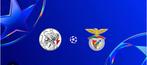 Ajax - Benfica vak 410 2 tickets, Tickets en Kaartjes, Sport | Voetbal, Seizoenskaart, Eén persoon