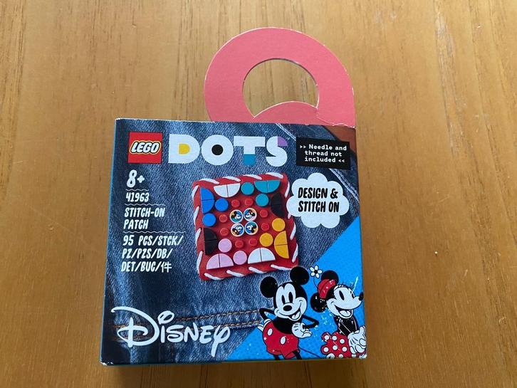 Lego 41963 Dots Mickey Mouse Minnie Mouse: Stitch-on patch, Kinderen en Baby's, Speelgoed | Duplo en Lego, Nieuw, Lego, Complete set