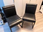 2x eetkamerstoel (gratis), Huis en Inrichting, Stoelen, Ophalen, Gebruikt, Twee, Zwart