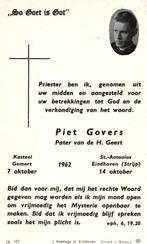 Govers Piet Gemert 1962 Eindhoven-Strijp, Ophalen of Verzenden