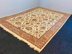 Vintage XXL Besmer 350x250 Vloerkleed tapijt 100 % wol, Ophalen, Gebruikt, Crème, Midcentury oosters perzisch pakistan iran perzie