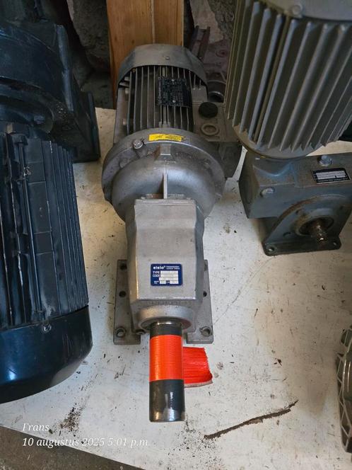 Elektromotor met Inline Vertraging, Doe-het-zelf en Verbouw, Motoren, Gebruikt, Elektromotor, 1400 tot 1800 rpm, Ophalen