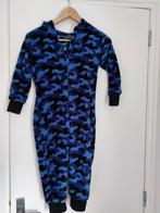 Onesie met blauw-zwart patroon – Heerlijk comfy!, Nacht- of Onderkleding, Gebruikt, Jongen of Meisje, Ophalen of Verzenden