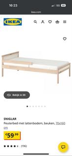 Gratis IKEA Sniglar peuterbed 160x70, Ophalen, Gebruikt, 70 tot 85 cm, 140 tot 160 cm