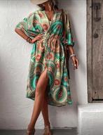 Kimono, Kleding | Dames, Vintage, Ophalen of Verzenden, Groen, Badjas