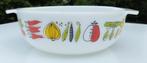 JAJ England vintage opaline/melkglazen salade schaal, Huis en Inrichting, Keuken | Servies, Ophalen of Verzenden, Zo goed als nieuw