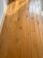 Massief  eiken vloerdelen ruim 40 m2, Ophalen, Gebruikt, Vloerdelen of -planken, 10 tot 30 cm