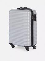 Grijze, harde koffer 67 x 45,5 x 26 cm (HxBxD), Hard kunststof, 45 tot 55 cm, Zo goed als nieuw, Slot