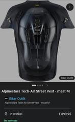 Alpinestars Andes Air Tech Motorjas Maat M + Airbag, Ophalen of Verzenden, Tweedehands, Jas | textiel, Overige merken