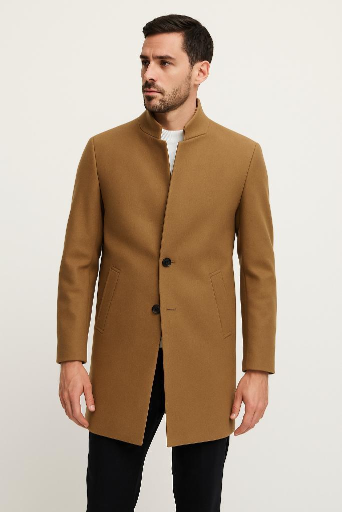 ZARA Mantel – Nieuw met Prijskaartje, Kleding | Heren, Jassen | Winter, Nieuw, Maat 46 (S) of kleiner, Beige, Ophalen of Verzenden