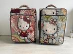 Te koop: 2 Hello Kitty koffers, Overige materialen, 35 tot 45 cm, Gebruikt, Wieltjes