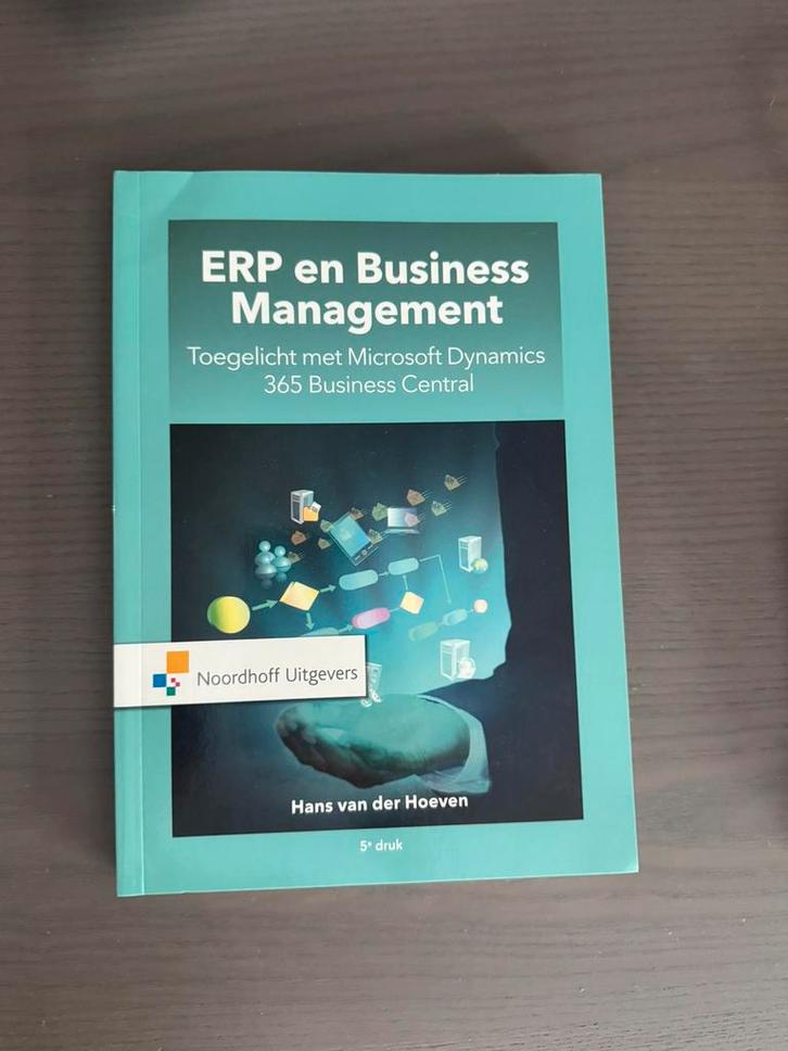 Hans van der Hoeven - ERP en Business management, Boeken, Wetenschap, Zo goed als nieuw, Verzenden