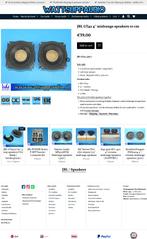 JBL GT42 4'' midrange speakers 10 cm, Auto diversen, Autospeakers, Gebruikt, Ophalen of Verzenden, JBL, Salland 5/7, 1948 RE Beverwijk