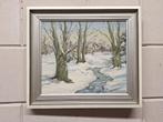 Boslandschap in de Winter, Antiek en Kunst, Kunst | Schilderijen | Klassiek, Ophalen of Verzenden
