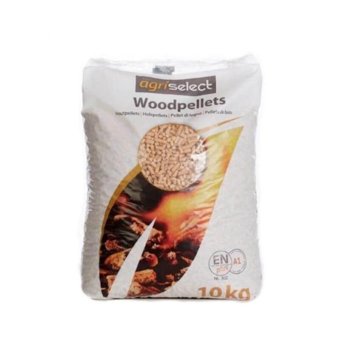 Agriselect 10 KG Houtpellets, Tuin en Terras, Haardhout, Minder dan 3 m³, Ophalen