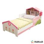 Peuterbed Kidkraft meisje, Kinderen en Baby's, Kinderkamer | Bedden, Ophalen, 70 tot 85 cm, Zo goed als nieuw, Matras