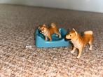 Schleich honden met mandje, Verzamelen, Ophalen of Verzenden