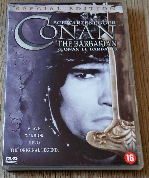 Conan The Barbarian DVD - Arnold Schwarzenegger, Cd's en Dvd's, Dvd's | Klassiekers, Zo goed als nieuw, Actie en Avontuur, 1960 tot 1980