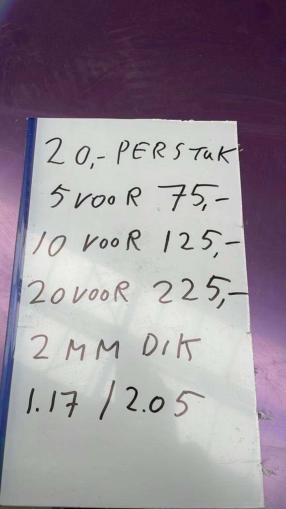 Winddicht maken voliere 2 mm plexiglas nieuw, Dieren en Toebehoren, Vogels | Hokken en Kooien, Nieuw, Volière, Ophalen