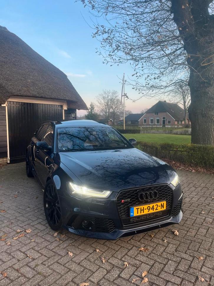 Audi RS6 4.0 445KW Quattro Avant 2016 Blauw, Auto's, Audi, Particulier, RS6, Benzine, F, Stationwagon, Automaat, Geïmporteerd