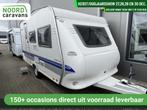 Hobby De Luxe 400 KB VOORTENT + 4 PERS + STAPELBED, Caravans en Kamperen, Caravans, Hobby, Bedrijf, 750 - 1000 kg, 5 tot 6 meter