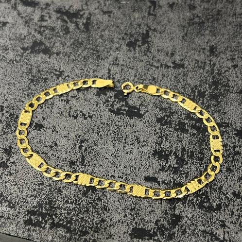 14k gouden armband prachtig schakel, Sieraden, Tassen en Uiterlijk, Armbanden, Nieuw, Goud, Ophalen of Verzenden