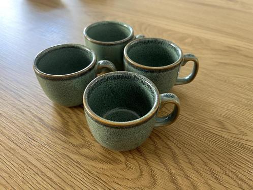 Espressokopjes Dille & Kamille reactieve glazuur, Huis en Inrichting, Keuken | Servies, Nieuw, Kop(pen) en/of Schotel(s), Overige stijlen