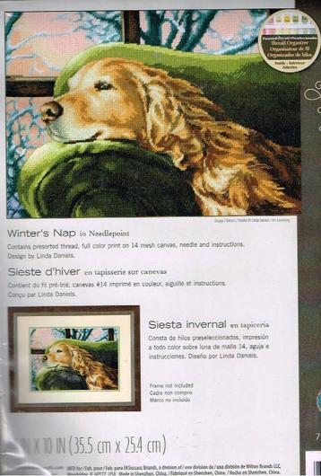 Cado KOOPJE dimensions borduurpakket winter's nap   stramien beschikbaar voor biedingen